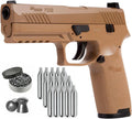 SIG Sauer P320 Air Pistol with CO2 12 Gram (15 Pack) and 500 Lead Pellets Bundle A7155
