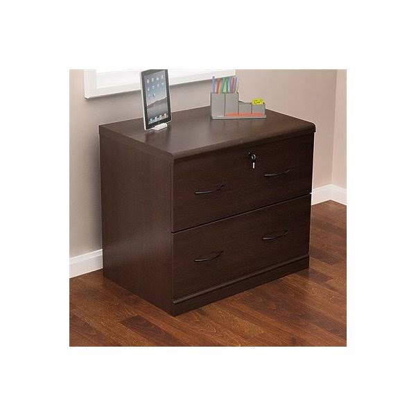 Espresso 2 Drawer Lateral Filing Cabinet D829