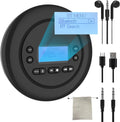 Pack of 2 Portable Bluetooth CD Player with Dual Headphone Jack T35048