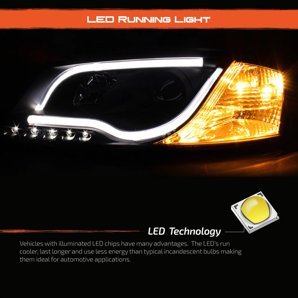 Black Projector Headlights Assembly N63647