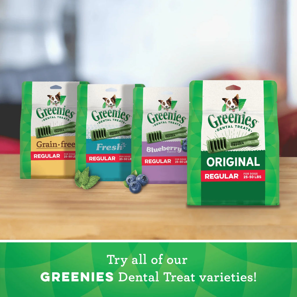 Original Flavor Dental Treats for Dogs 18 oz 4 Pack W514