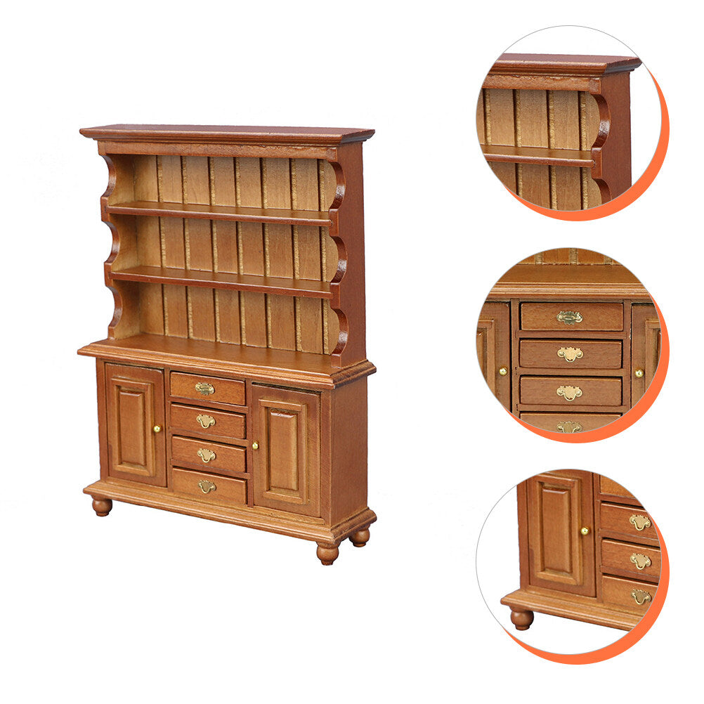 Mini Cabinet Wooden Craft Children Toy M54974