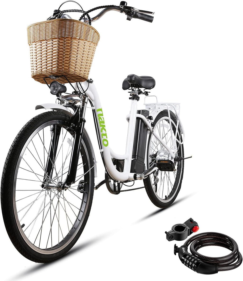 26'' Electric Cargo Bicycle with 10.5Ah Removable Lithium Battery K366901