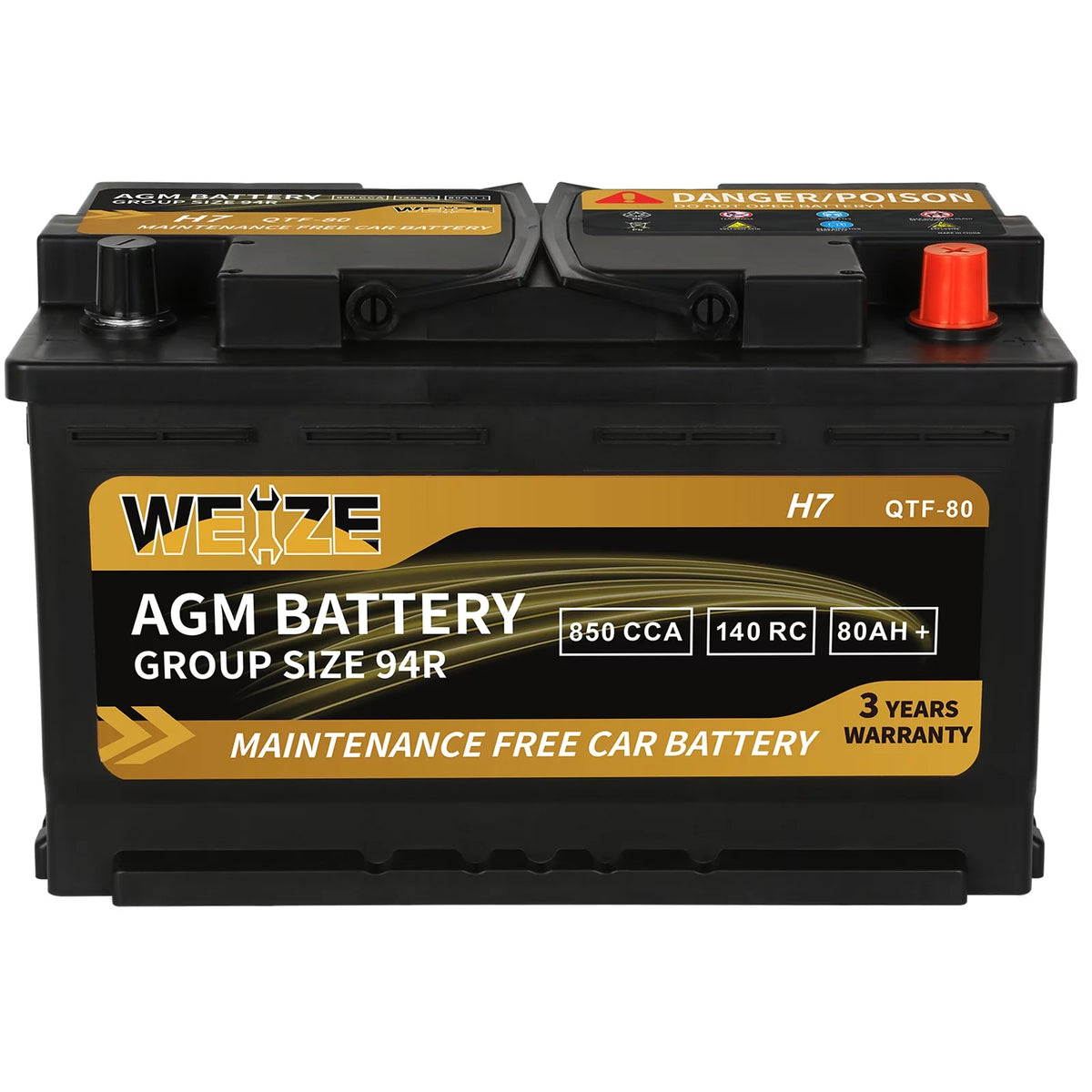 12v 70ah H6 Automotive Battery H750