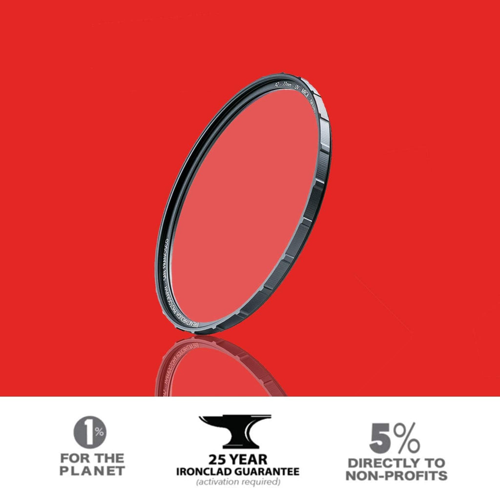 105mm X2 UV Filter for Camera Lenses with Lens Cloth K100