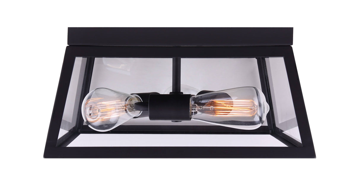 Oil Rubbed Bronze 3 Light Flushmount X612381