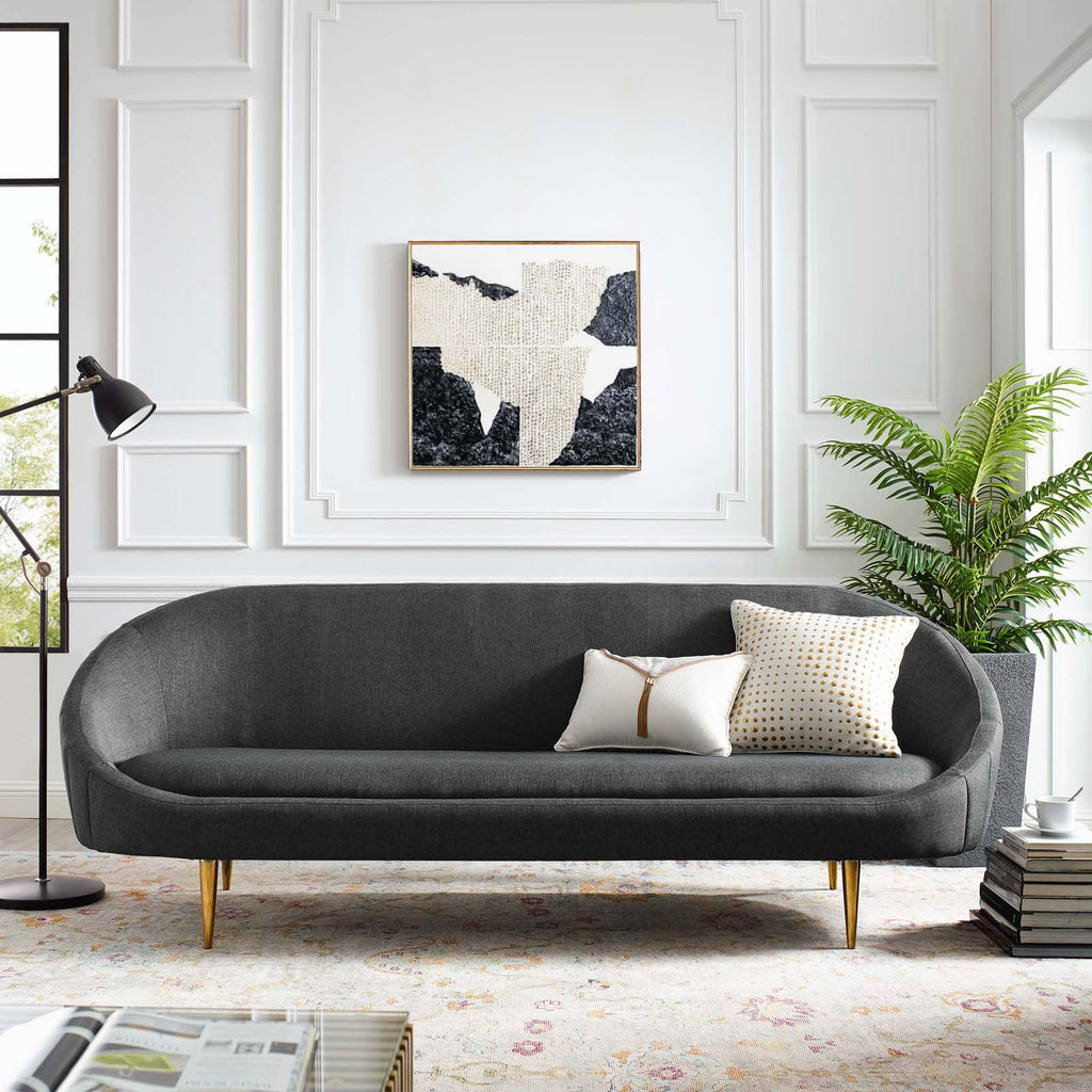 Gray Fabric Sofa G7987