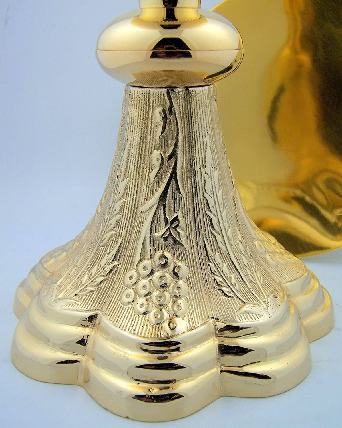 Gold Gild Priest Chalice & Paten J3079
