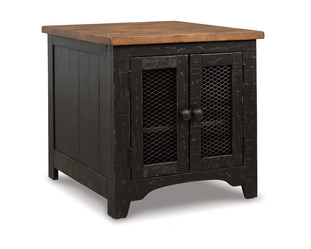 Black/Brown End Table L880078