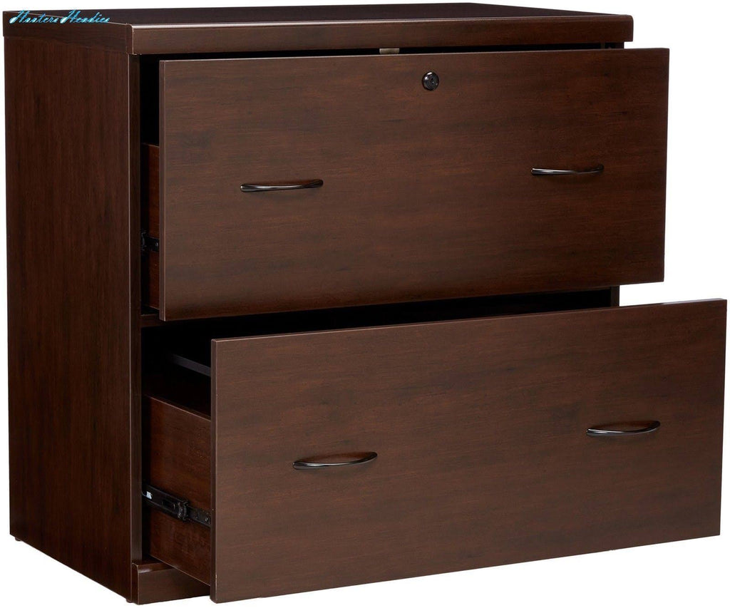 Espresso 2 Drawer Lateral Filing Cabinet D829