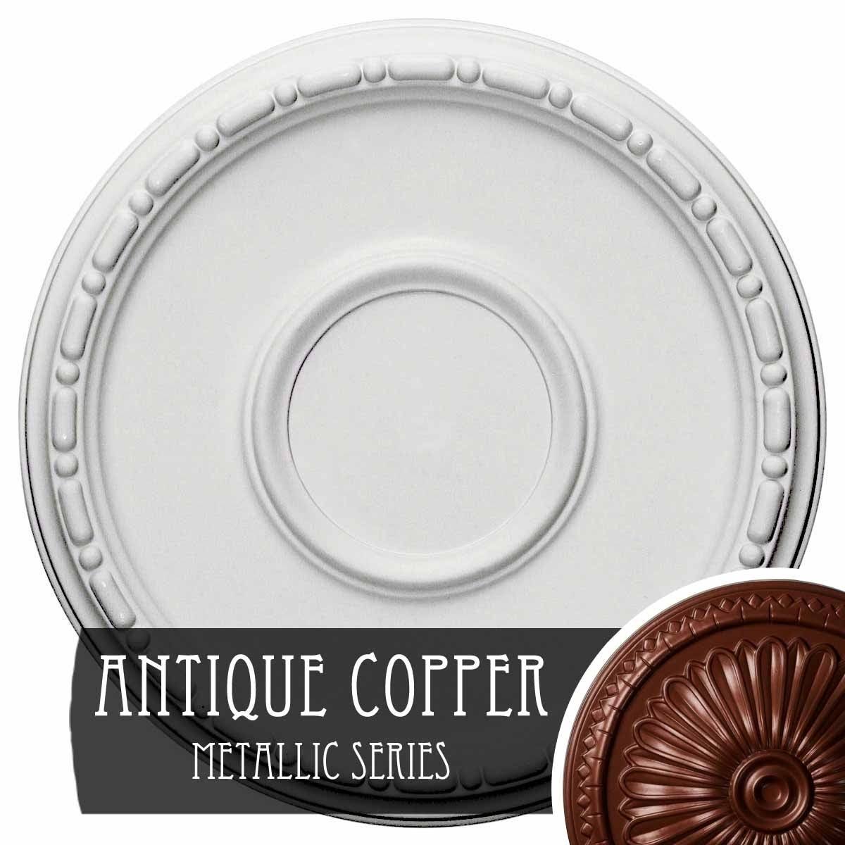 16 1/2x22OD x 1 1/2x22P Ceiling Medallion (Ultra Pure White) Y876
