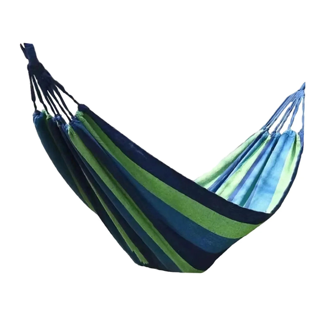 Blue Canvas Camping Hammock 190x150cm W2457