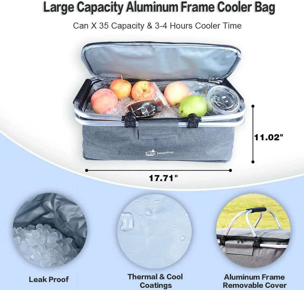Collapsible Heavy Duty Folding Wagon Cart with Removable Canopy H404757