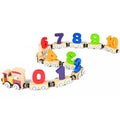 Wooden Magnetic Train Building Blocks Puzzle Toys E982342