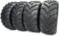 Set of 4 ATV UTV Tires 25x10-12 Rear & 25x8-12 Front Tubeless 6PR P280