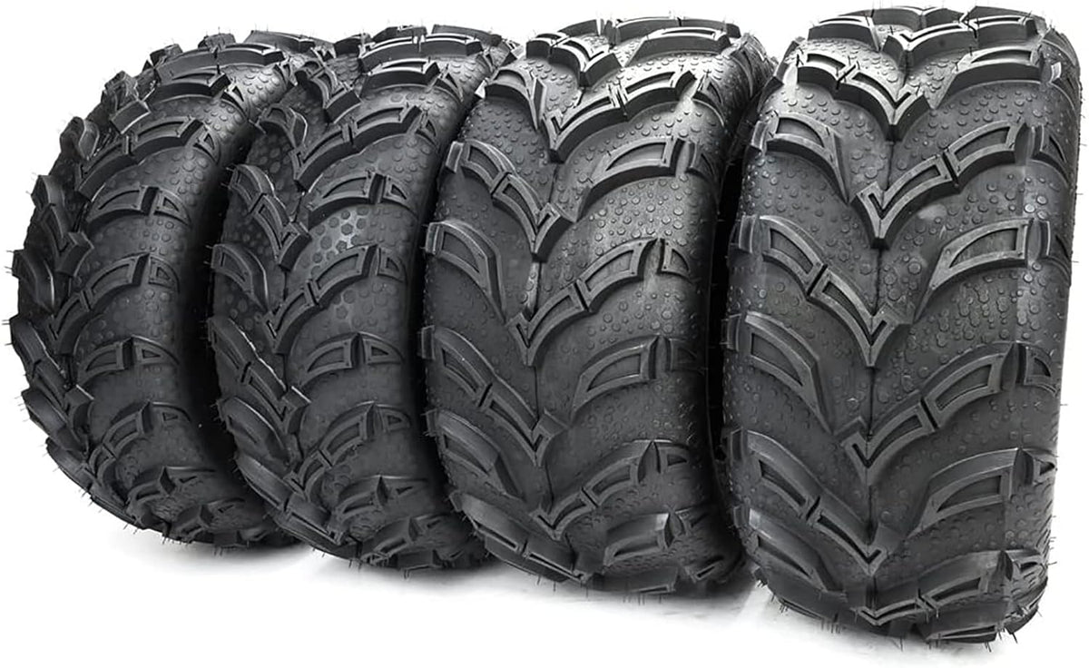Set of 4 ATV UTV Tires 25x10-12 Rear & 25x8-12 Front Tubeless 6PR P280
