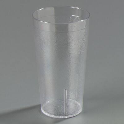 Stackable 16 oz. Polycarbonate Tumbler Set of 24 Clear Q284351