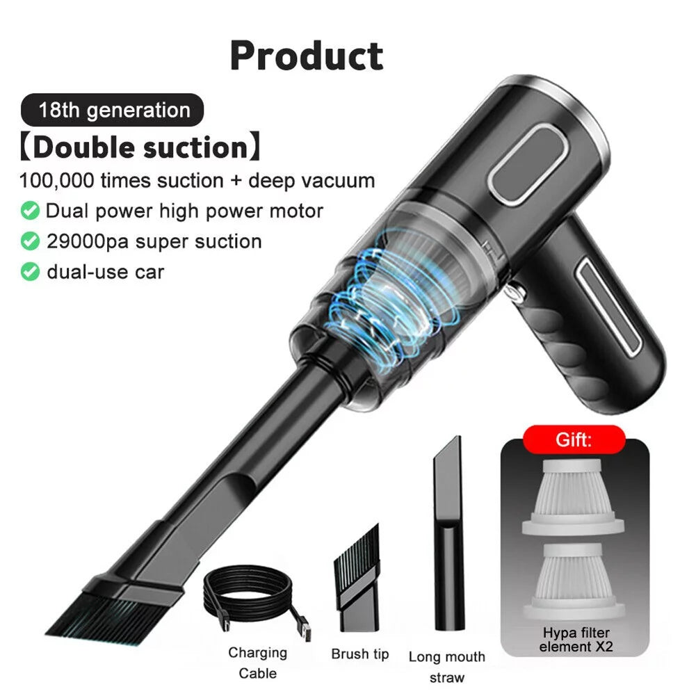 29000PA Cordless Wet & Dry Handheld Vacuum Cleaner P5881